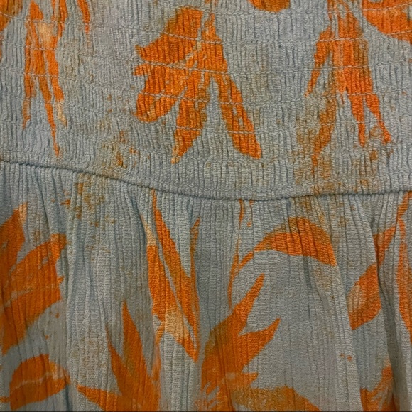 Forever 21 lace up floral maxi dress - Picture 2 of 4